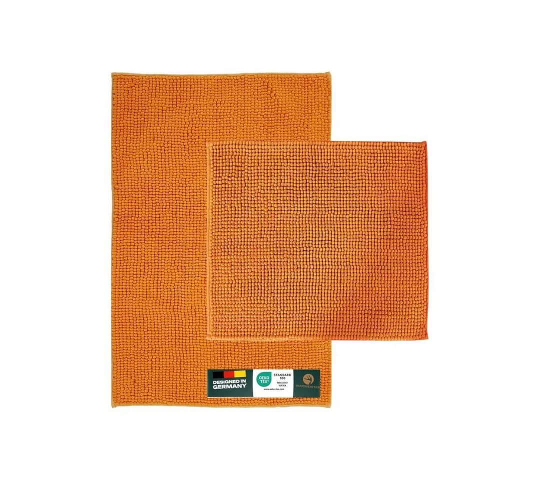 Waidmeister Badematte Chenille Orange Rutschfest & Waschbar - Bild 2