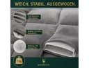 Waidmeister Gewichtsdecke 7 kg Grau mit Glasperlen und Tragetasche Bild 5