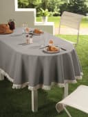 Waidmeister Gartentischdecke PVC Tischdecke für Indoor & Outdoor Bild 3
