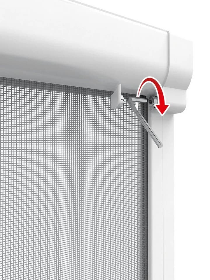 Waidmeister Insektenschutzrollo Alu Fenster easyHOLD Anthrazit - Bild 4