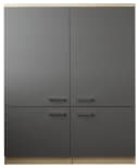 Mehrzweckschrank-Set RESPEKTA "Merle" Grau Bild 1
