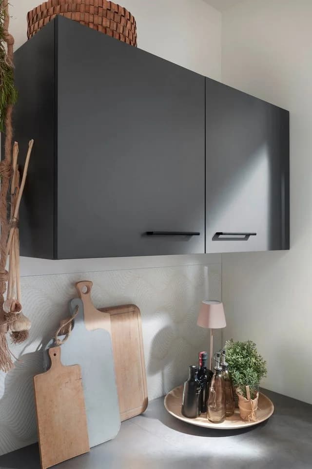 Küchenzeile RESPEKTA Oliver Grau Matt 340cm - Bild 5