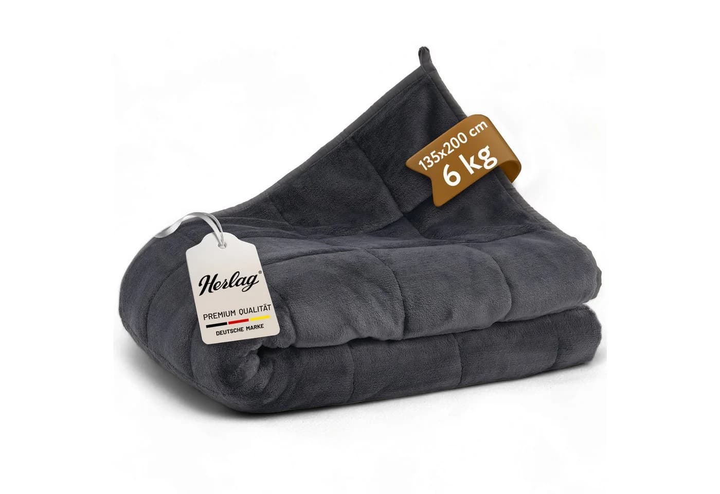 Herlag Gewichtsdecke 6kg 135x200cm Anti-Stress Therapiedecke - Bild 2