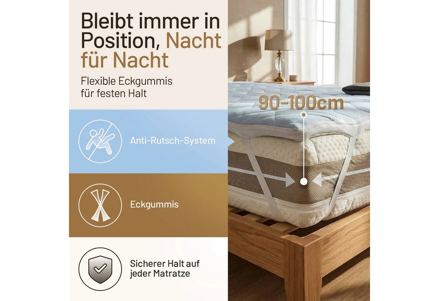 Herlag Visco Matratzentopper 7 cm Wendbar Sommer & Winter - Bild 4