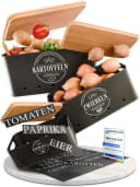IDEALTASTIC Vorratsdose 3er Set Schwarz Stahl Bild 2