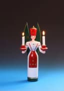 Emil A. Schalling KG Lichterengel 36 cm Buchenholz Bild 1