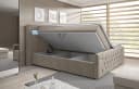 PROMETO Möbel Boxspringbett ASCONA mit LED-Beleuchtung und Bettkästen Bild 1