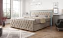PROMETO Möbel Boxspringbett Arosa Beige 7-Zonen-Matratze mit Schubladen Bild 1