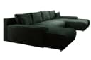 PROMETO Möbel Ecksofa Credo U-Form Grün mit Schlaffunktion Bild 4
