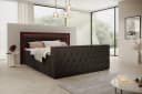 PROMETO Boxspringbett Arosa Schwarz mit TV-Lift, LED & Matratze Bild 4