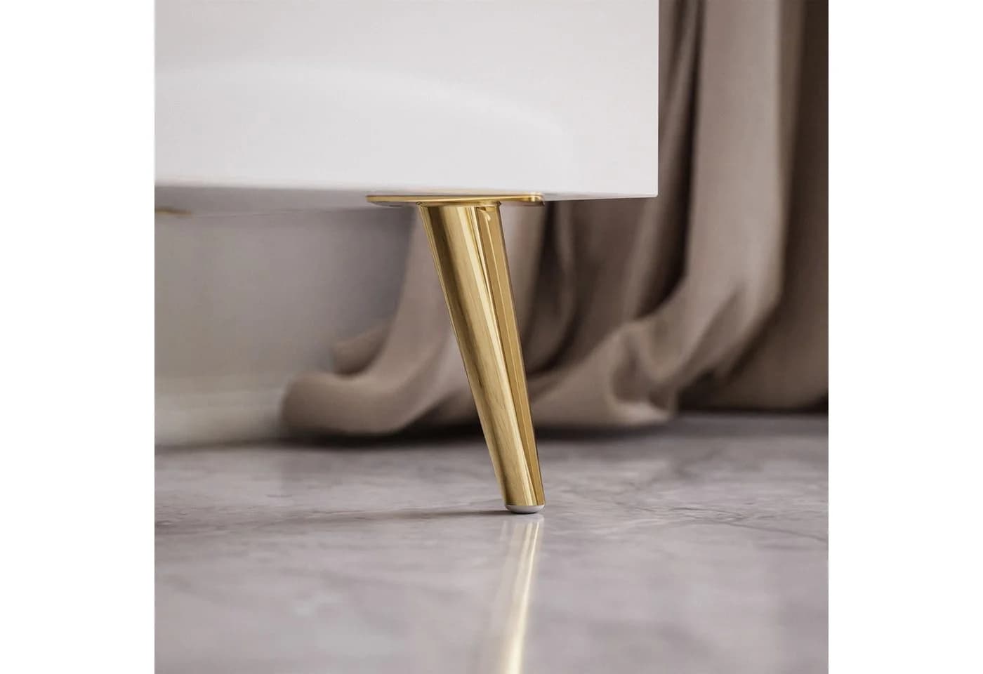 yourhouse24 Couchtisch ONYX Goldene Beine Hochglanz - Bild 5