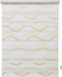 K-HOME Doppelrollo Wellen Design Beige Polyester Bild 1
