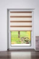 K-HOME Doppelrollo mit Farbverlauf Beige Weiß Bild 4