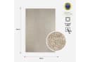 Rikmani Waschbarer Kurzflor-Teppich Beige Bild 3