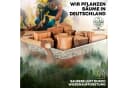 OAKAGE Kaminholzkorb Weidenkorb Grau mit schmutzabweisendem Futter Bild 5