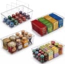 uandu home Kühlschrank Organizer 4er Set Transparent Stapelbar Bild 2