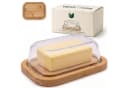 uandu home Butterdose Glas & Bambus – Luftdichte Butterglocke für 250g Bild 2