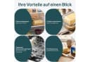 uandu home Butterdose Glas & Bambus – Luftdichte Butterglocke für 250g Bild 4