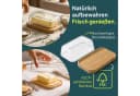 uandu home Butterdose Glas & Bambus – Luftdichte Butterglocke für 250g Bild 5