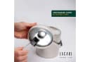 LACARI Eiseimer 1,3 Liter Edelstahl Silber mit Deckel Bild 1