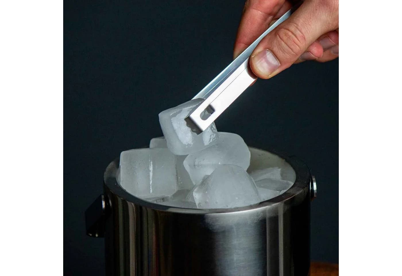 LACARI Eiseimer 1,3 Liter Edelstahl Silber mit Deckel - Bild 5