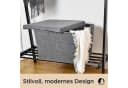 Tanndesign Wäschekorb 64L Grau rPET Filz Bild 5