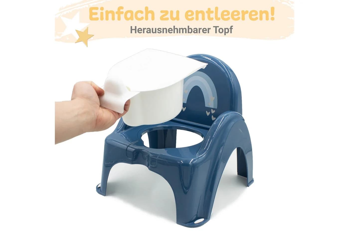 Babykajo Töpfchen mit Musik blau Kunststoff - Bild 3
