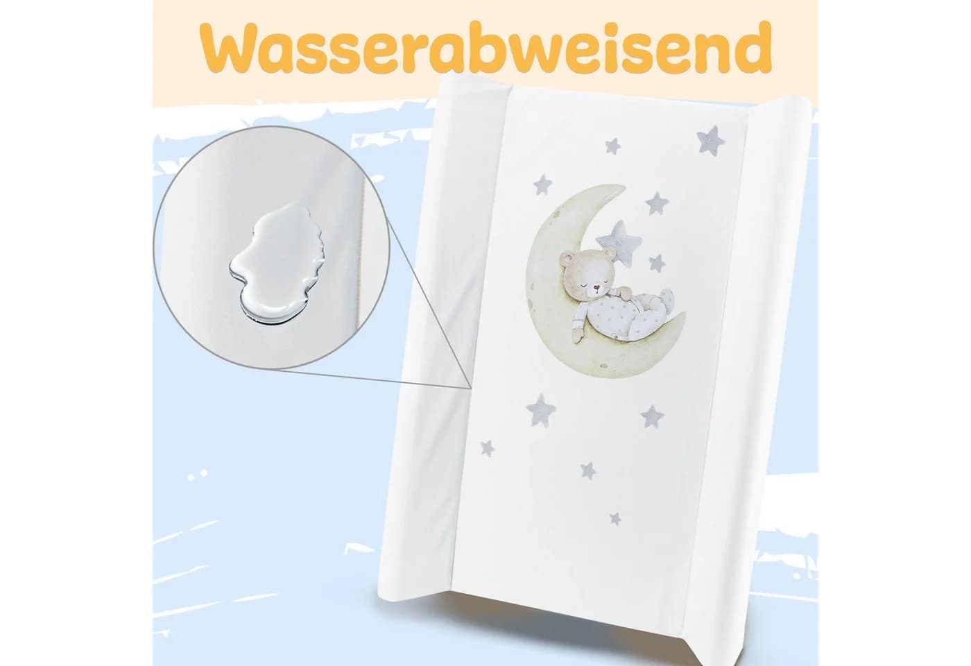 Babykajo Wickelauflage 50x70 cm Weiß Wasserabweisend Gepolstert - Bild 4