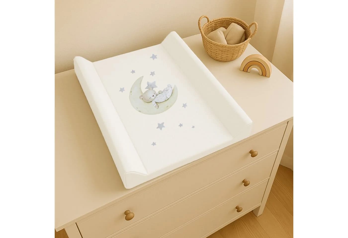 Babykajo Wickelauflage 50x70 cm Weiß Wasserabweisend Gepolstert - Bild 5