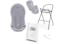 Babykajo Babybadewanne mit Ständer Grau 5-tlg. Set Bild 2