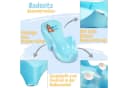 Babykajo Babybadewanne mit Ständer, 5-tlg. Set mit Gestell, Sitz, Schlauch und Wickelauflage - TÜV geprüft Bild 4