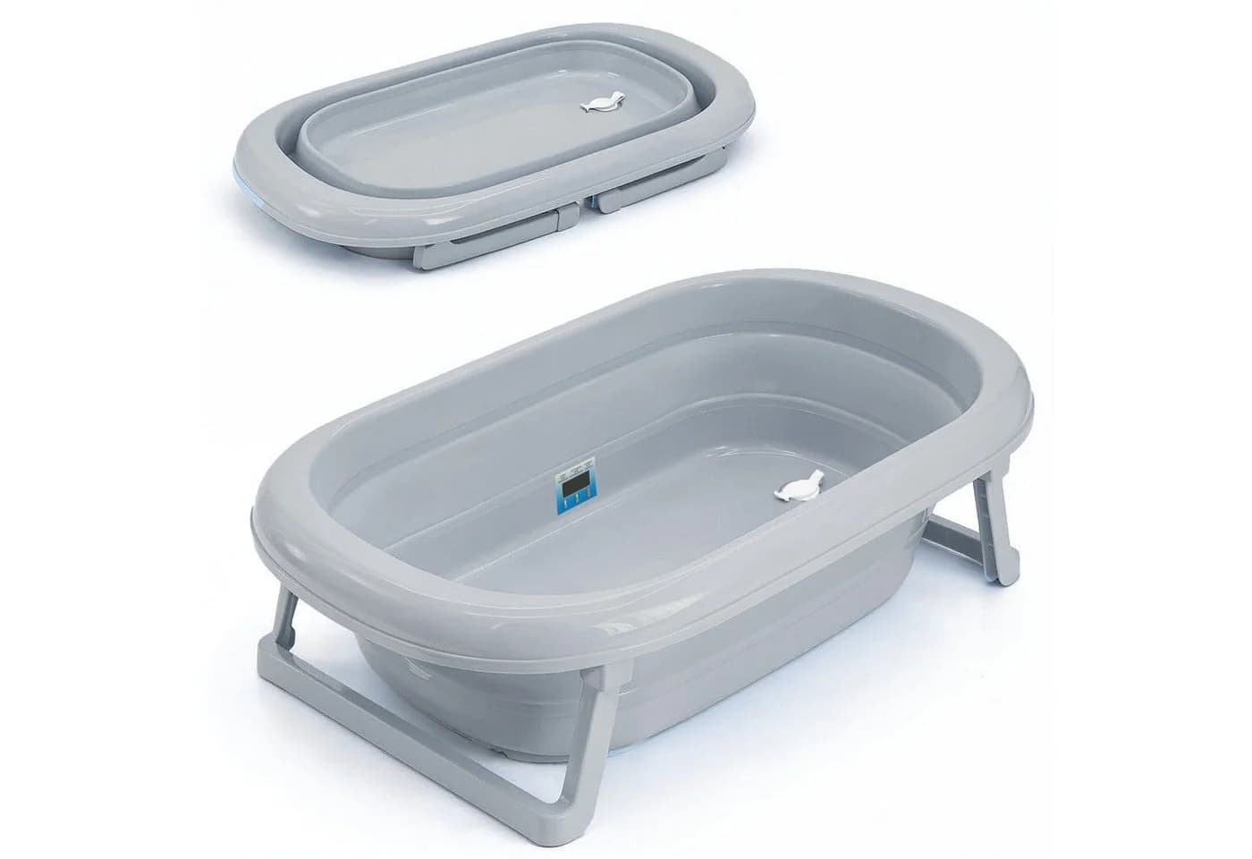 Babykajo Babybadewanne faltbar mit Thermometer und Abfluss - Bild 2
