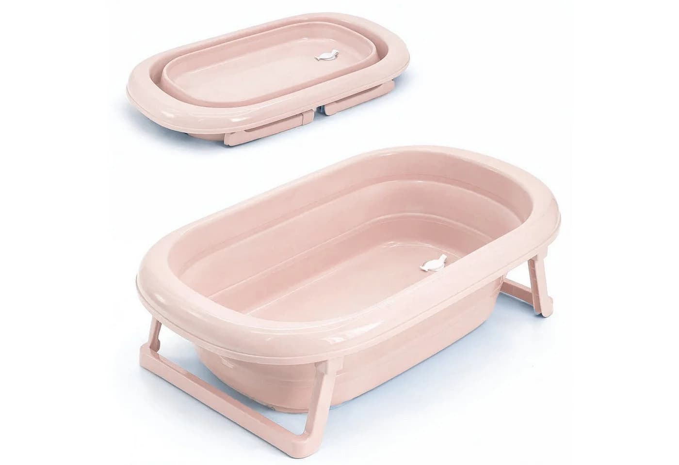 Babykajo Babybadewanne Faltbar mit Thermometer hellrosa - Bild 2