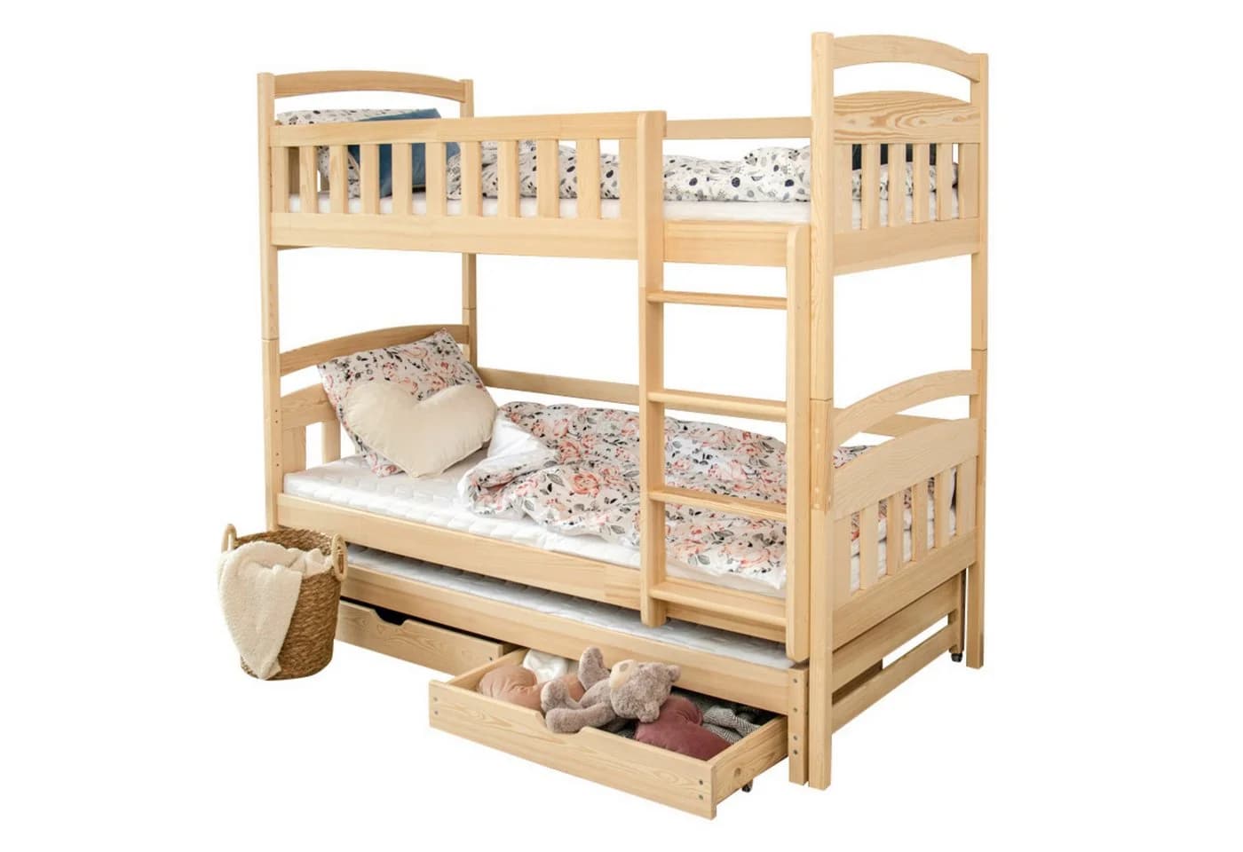 Kids Collective Etagenbett mit Ausziehbett & Schubladen
