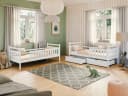 Kids Collective Hochbett mit Schubladen und Rausfallschutz weiß Bild 5