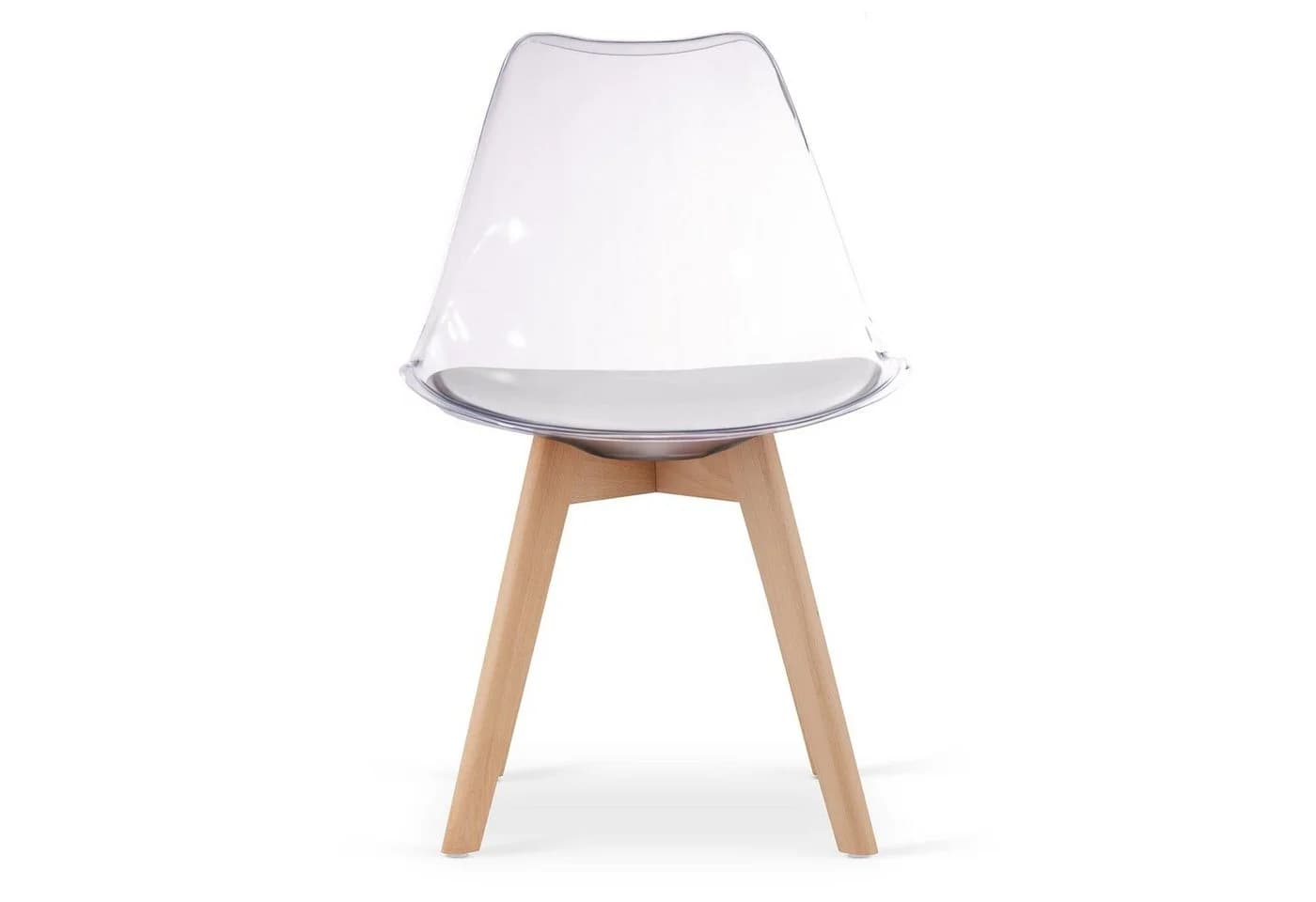 Home Collective Esszimmerstuhl transparent mit Kunststoffbeinen - Bild 5