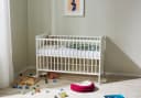 Kids Collective Babybett umbaubar zu Kinderbett weiss Kiefern-Vollholz Bild 5