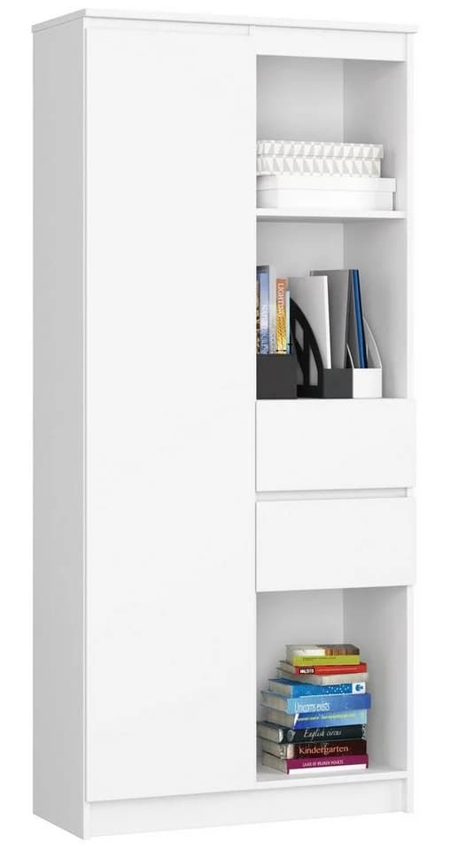 Home Collective Bücherregal Schrank Büroregal weiß - Bild 2