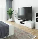 Home Collective TV-Schrank 160cm Weiß Moderner Lowboard Bild 4