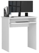 Home Collective Computertisch Weiß mit Tastaturablage Bild 1