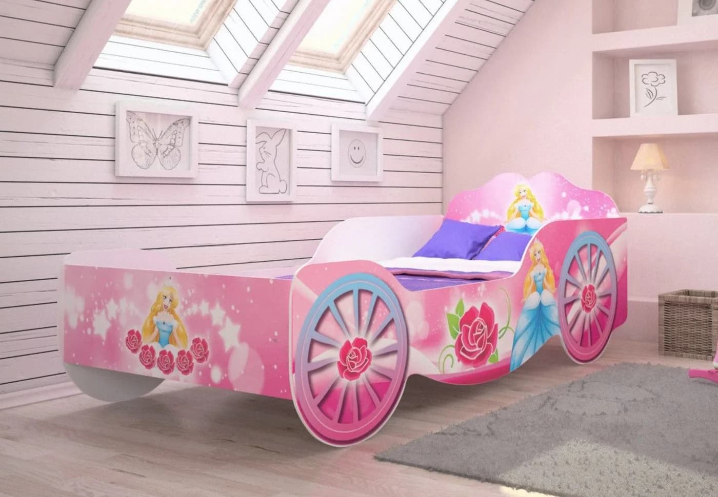 Kids Collective Kinderbett Kutsche mit Rausfallschutz - Bild 2