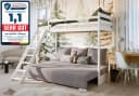 Kids Collective Hochbett mit Schlafsofa und Stauraum Bild 2