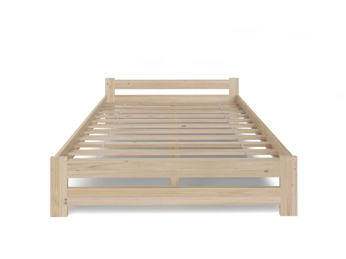 Home Collective Holzbett Kiefer Massivholz Skandi Boho - Bild 4
