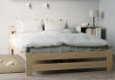 Home Collective Holzbett Kiefer Massivholz Natur Skandi Landhaus Bild 2