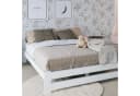 Home Collective Holzbett Weiß Kiefer Massivholz Modern Bild 3