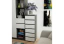 Home Collective Kommode 40 cm breit 6 Schubladen Graphit-Weiß Bild 5