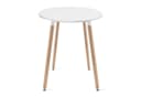 Home Collective Runder Esstisch 80 cm Durchmesser Weiß Bild 3