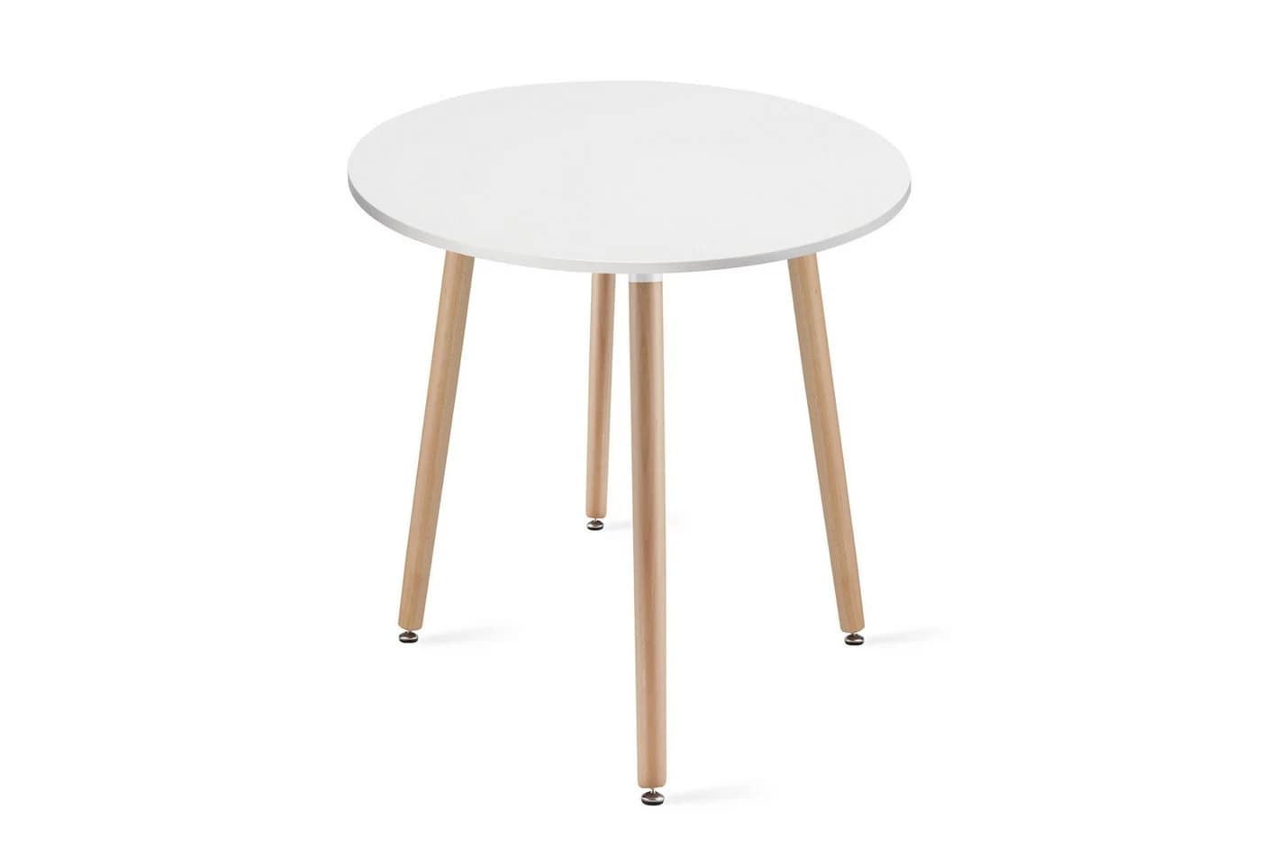 Home Collective Runder Esstisch 80 cm Durchmesser Weiß - Bild 4