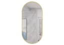 Home Collective Wandspiegel Oval 80x40 cm Gold Aluminiumrahmen Bild 2