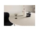 BOURGH Esstisch PLAZA Rund Beige MDF Stahl Bild 1